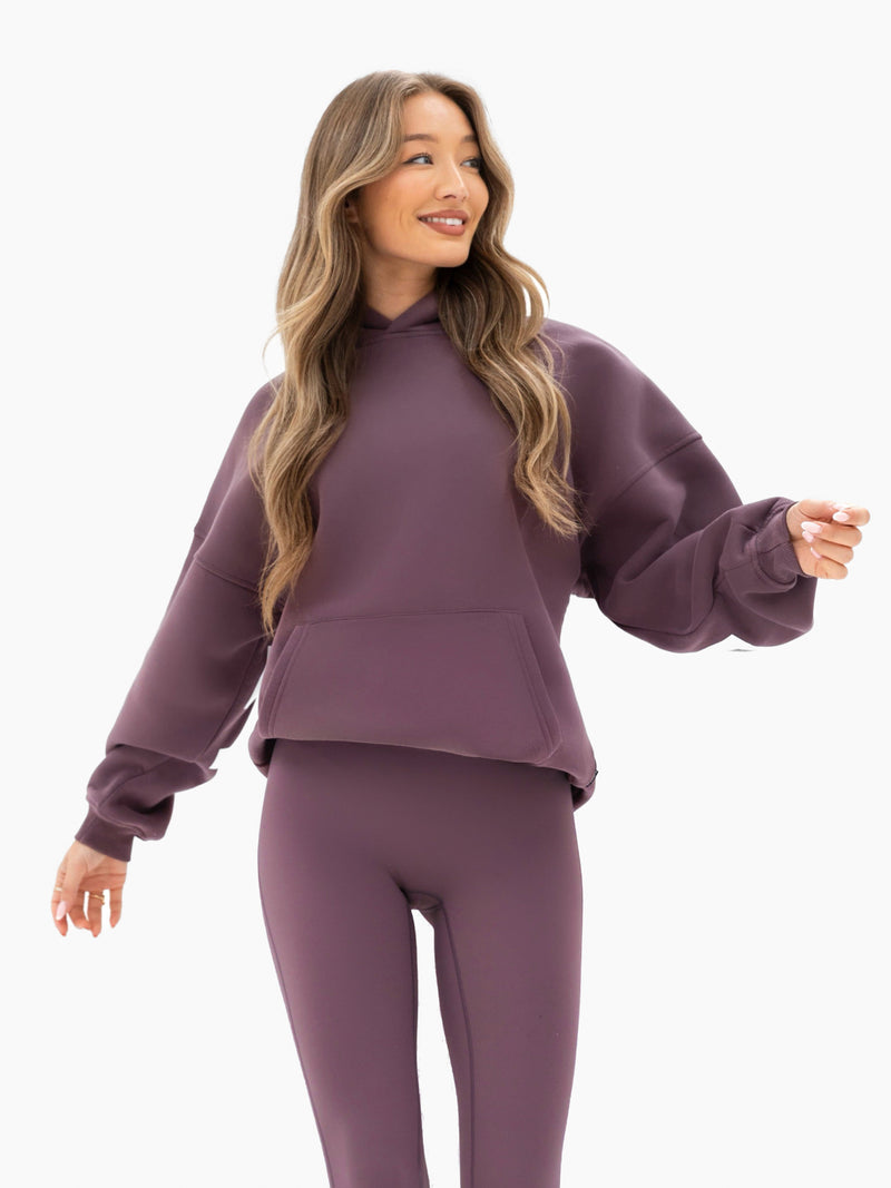 Isabel Oversized Hoodie - Light Plum
