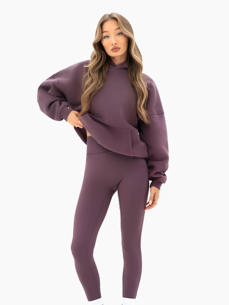 Isabel Oversized Hoodie - Light Plum