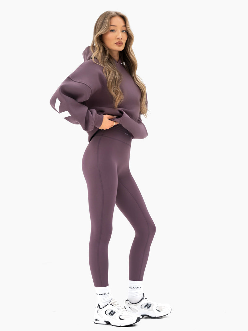 Isabel Oversized Hoodie - Light Plum