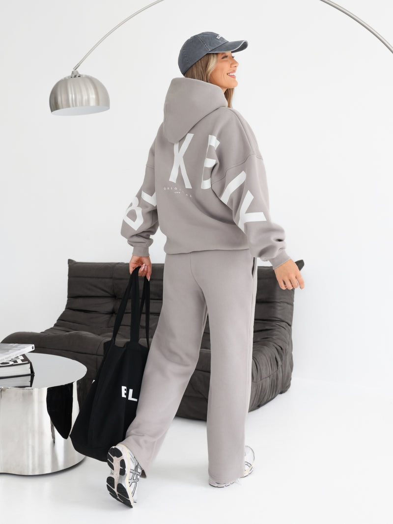 Isabel Oversized Hoodie - Cloud Grey