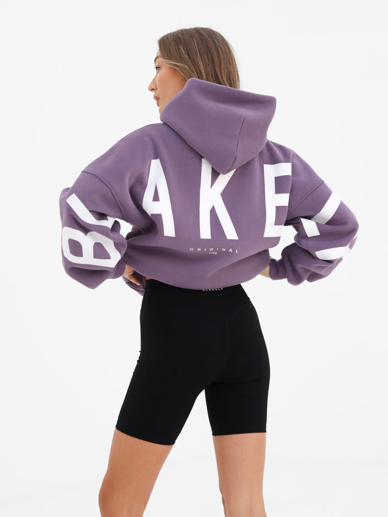 Isabel Oversized Hoodie - Deep Purple
