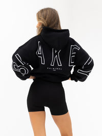 Outline Isabel Oversized Hoodie  - Black