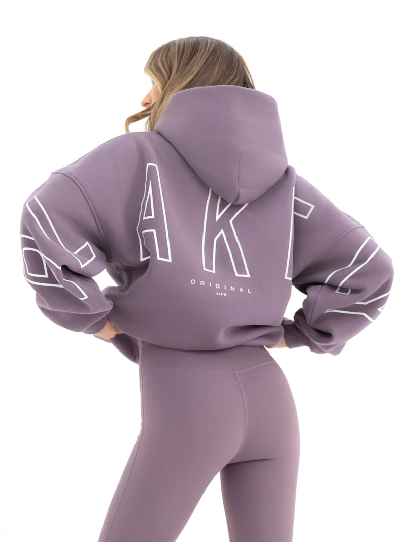 Outline Isabel Oversized Hoodie - Traube
