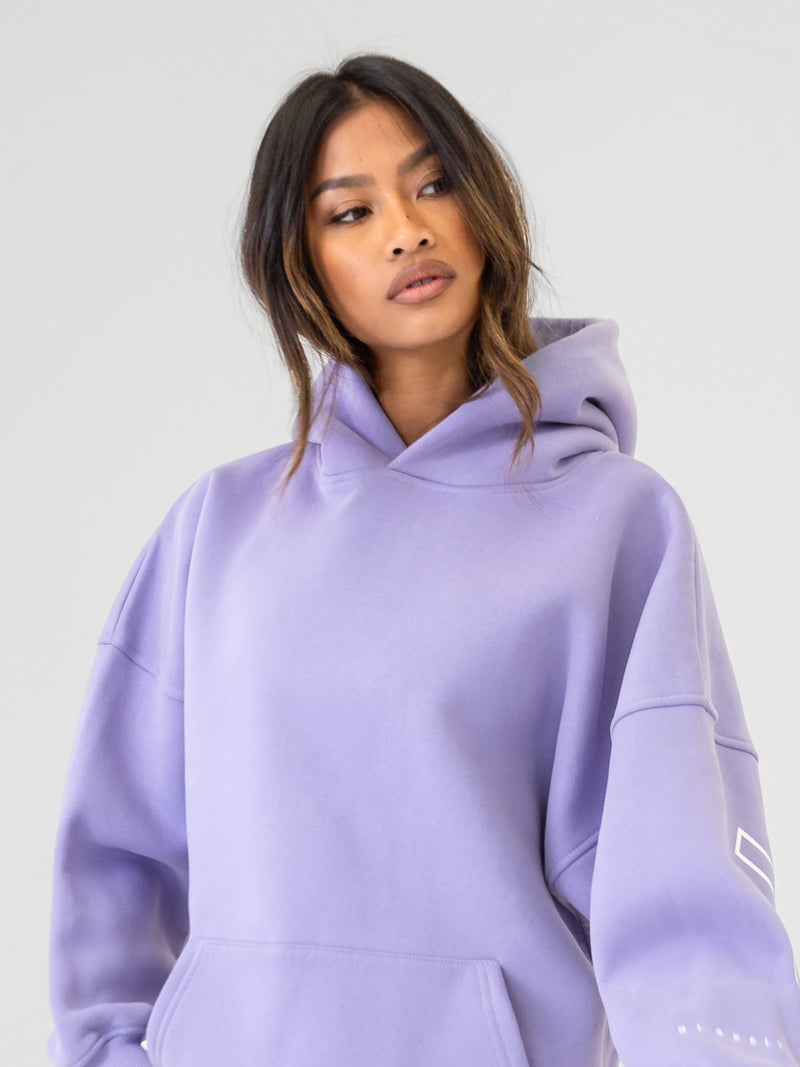 Outline Isabel Oversized Hoodie - Violet