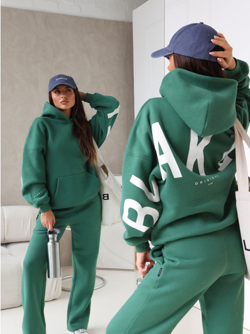 Isabel Oversized Hoodie -  Jade-groen