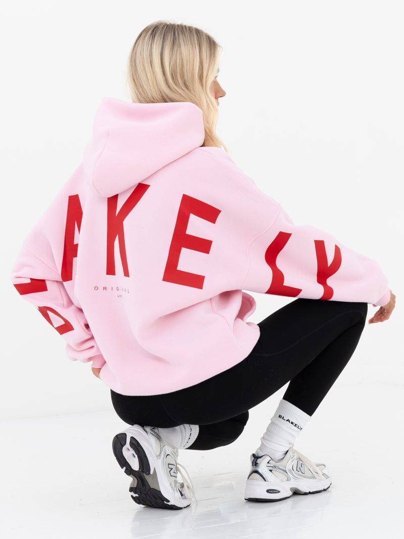 Isabel Oversized Hoodie - Roze roze