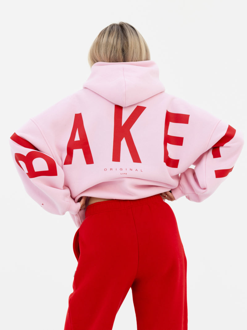 Isabel Oversized Hoodie - Rose Pink