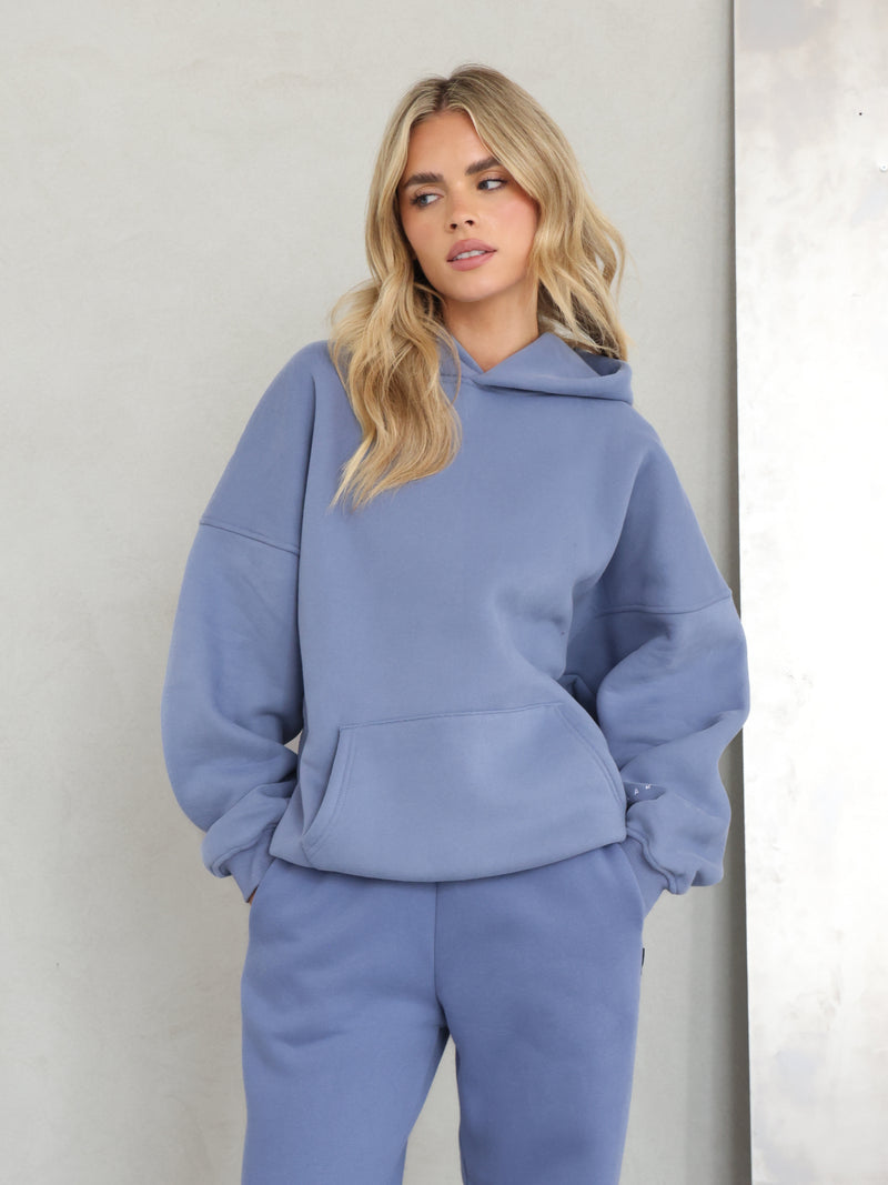 Isabel Oversized Hoodie - Blau