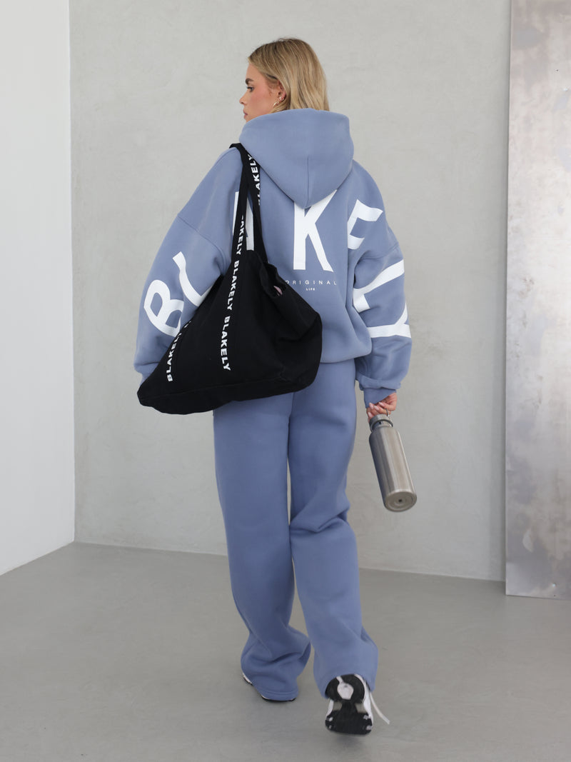 Isabel Oversized Hoodie - Blau