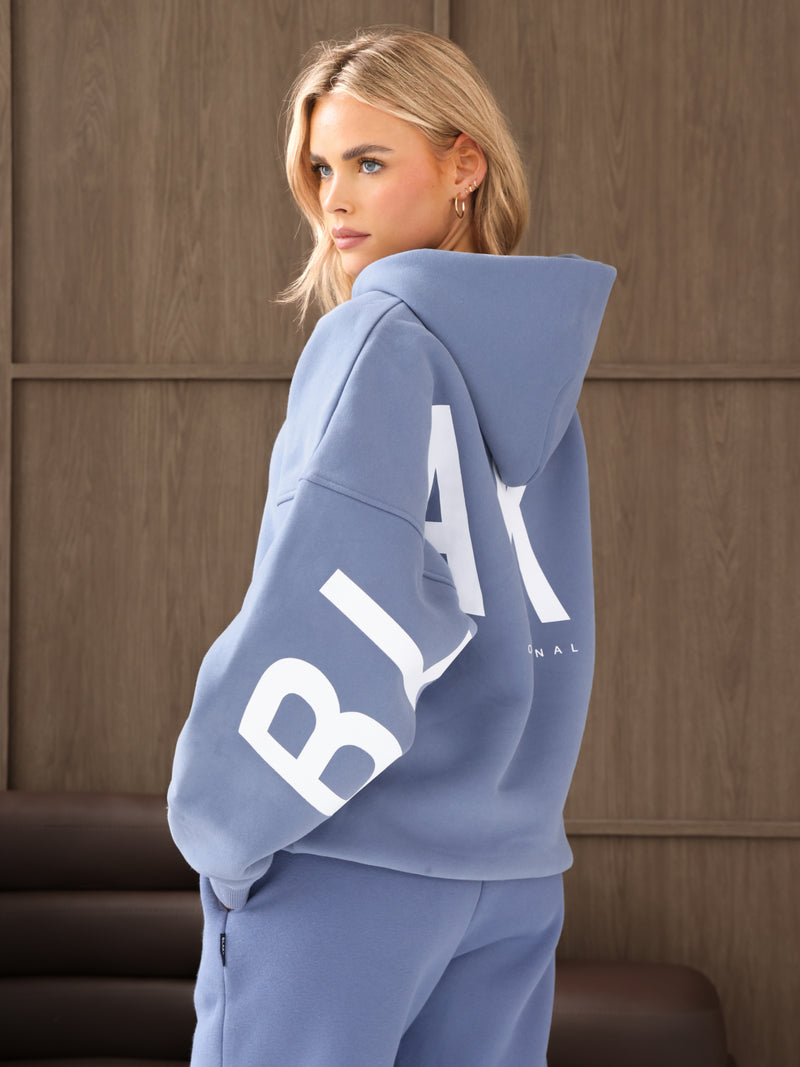 Isabel Oversized Hoodie - Blau