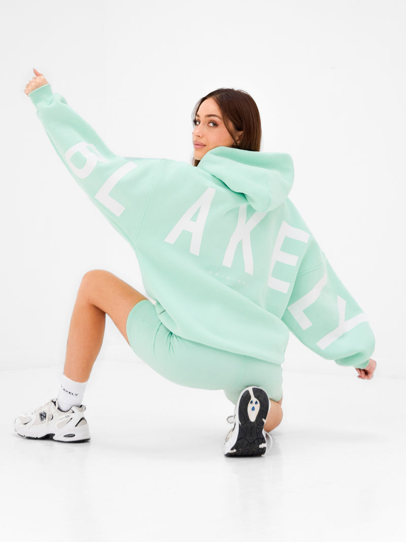 Isabel Oversized Hoodie - Pastel Green