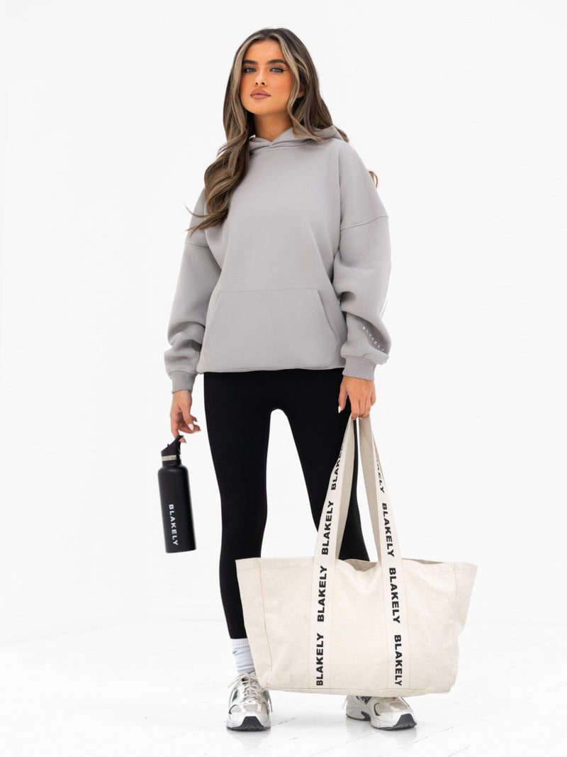 Isabel Oversized Hoodie - Mittelgrau