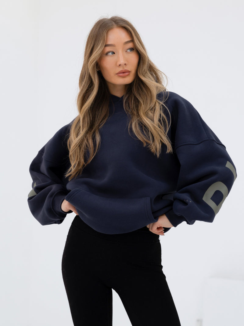 Isabel Oversized Hoodie - True Navy