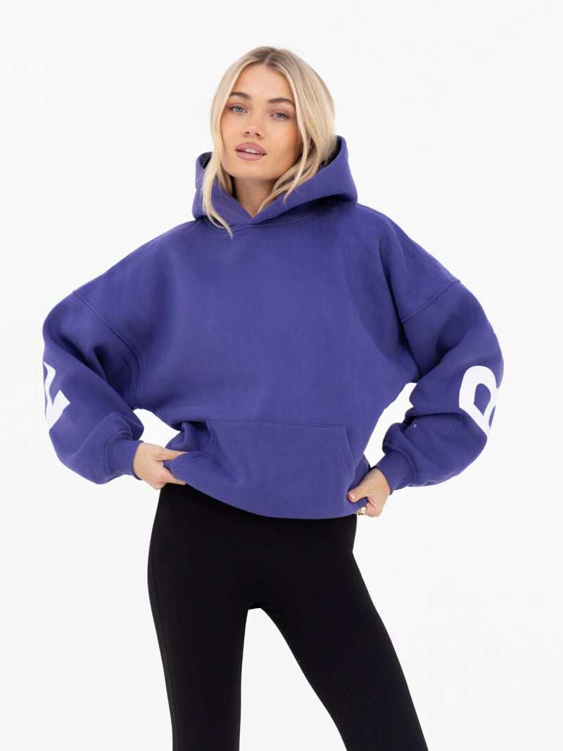 Isabel Oversized Hoodie - Bold Purple