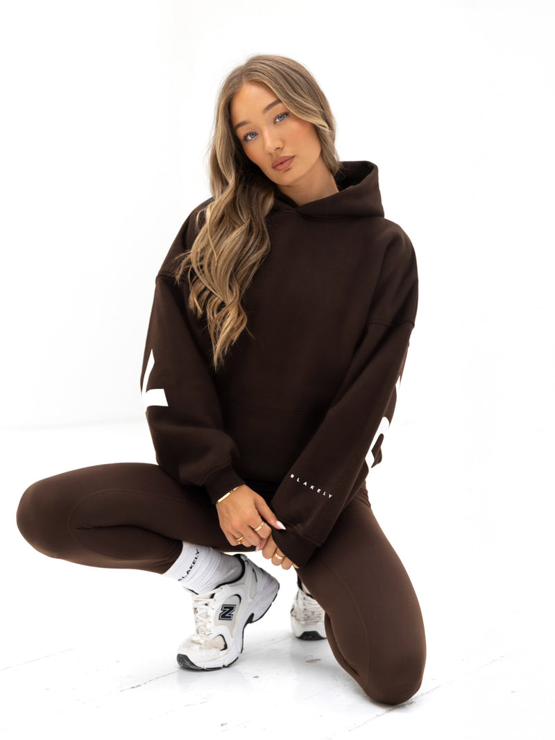 Isabel Oversized Hoodie - Kaffeebohne