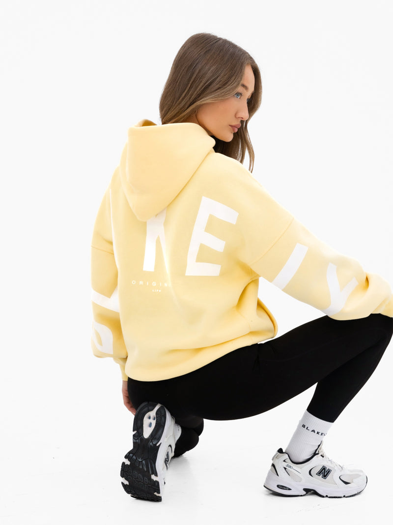 Isabel Oversized Hoodie - Butter Yellow