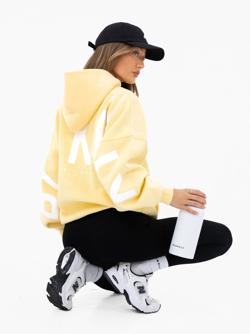 Isabel Oversized Hoodie - Butter Yellow