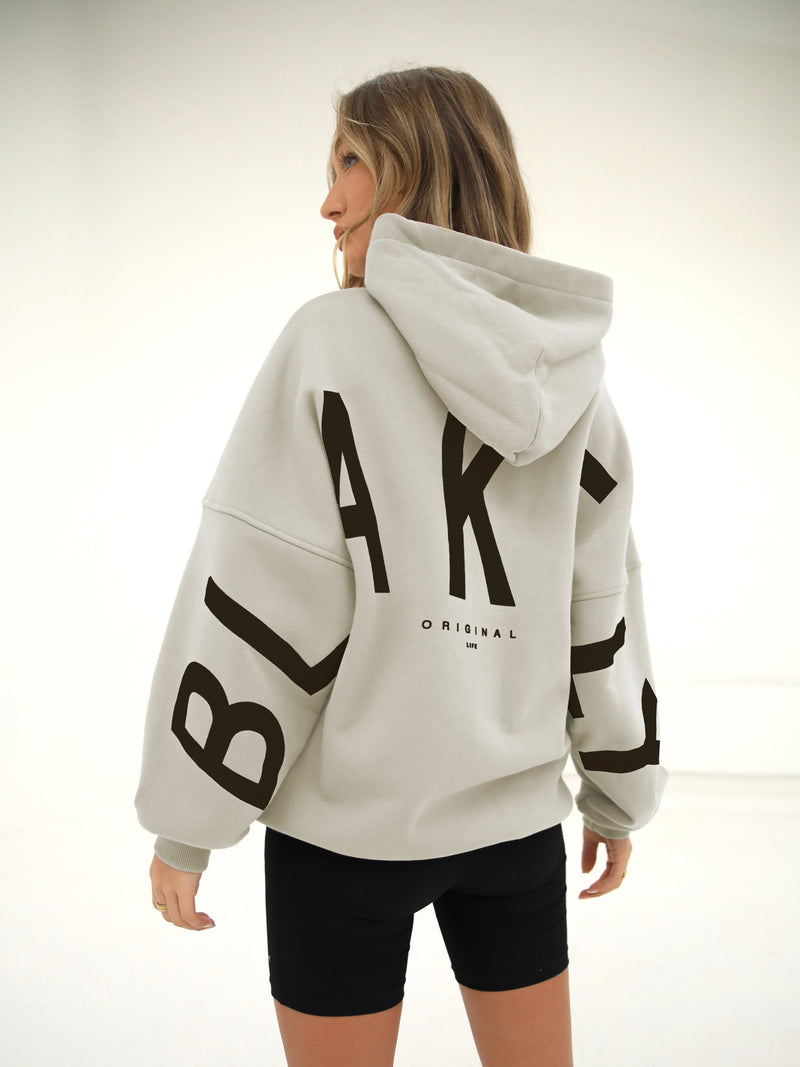 Isabel Oversized Hoodie - Bone