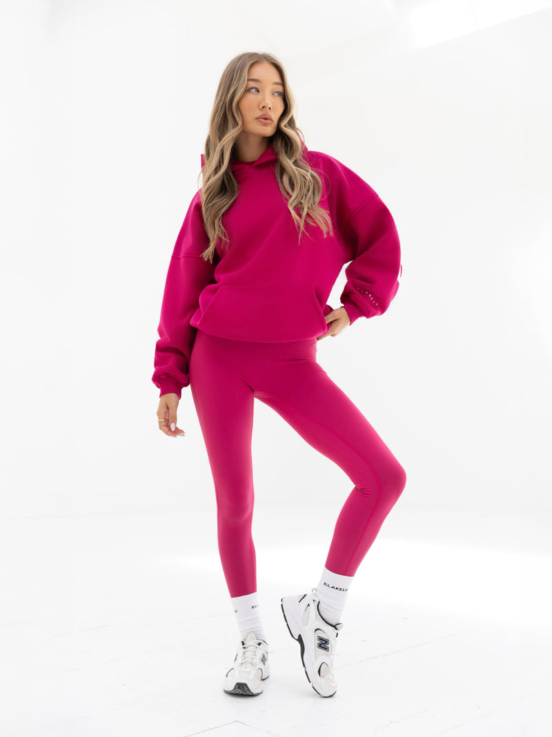 Isabel Oversized Hoodie - Ultrapink