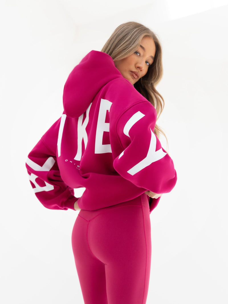 Isabel Oversized Hoodie - Ultrapink