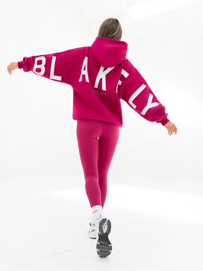 Isabel Oversized Hoodie - Ultrapink