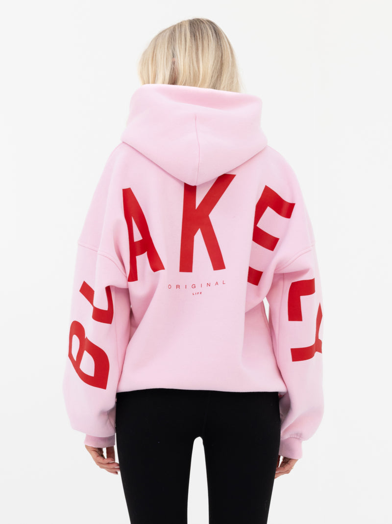 Isabel Oversized Hoodie - Roze roze