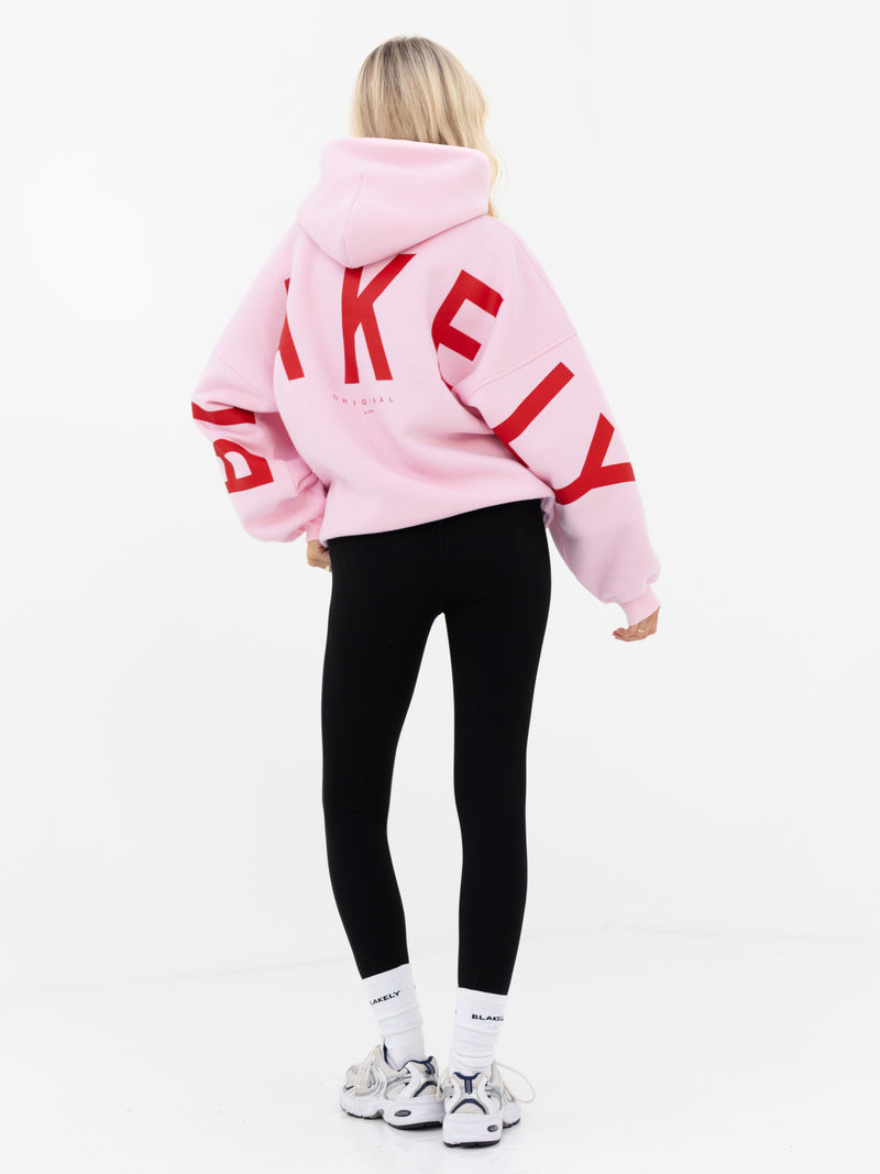 Isabel Oversized Hoodie - Roze roze