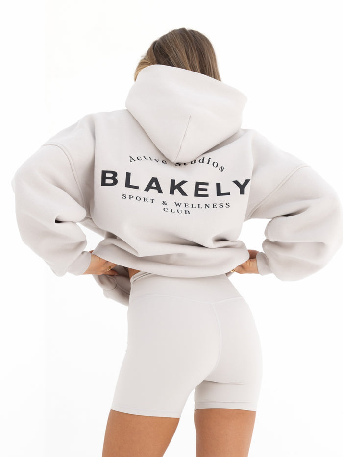 Active Studios Oversized Hoodie - Elfenbein
