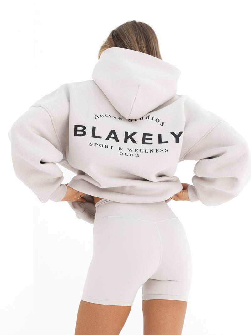 Active Studios Oversized Hoodie - Elfenbein