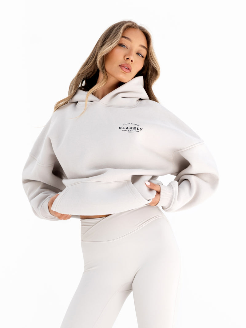 Active Studios Oversized Hoodie - Elfenbein