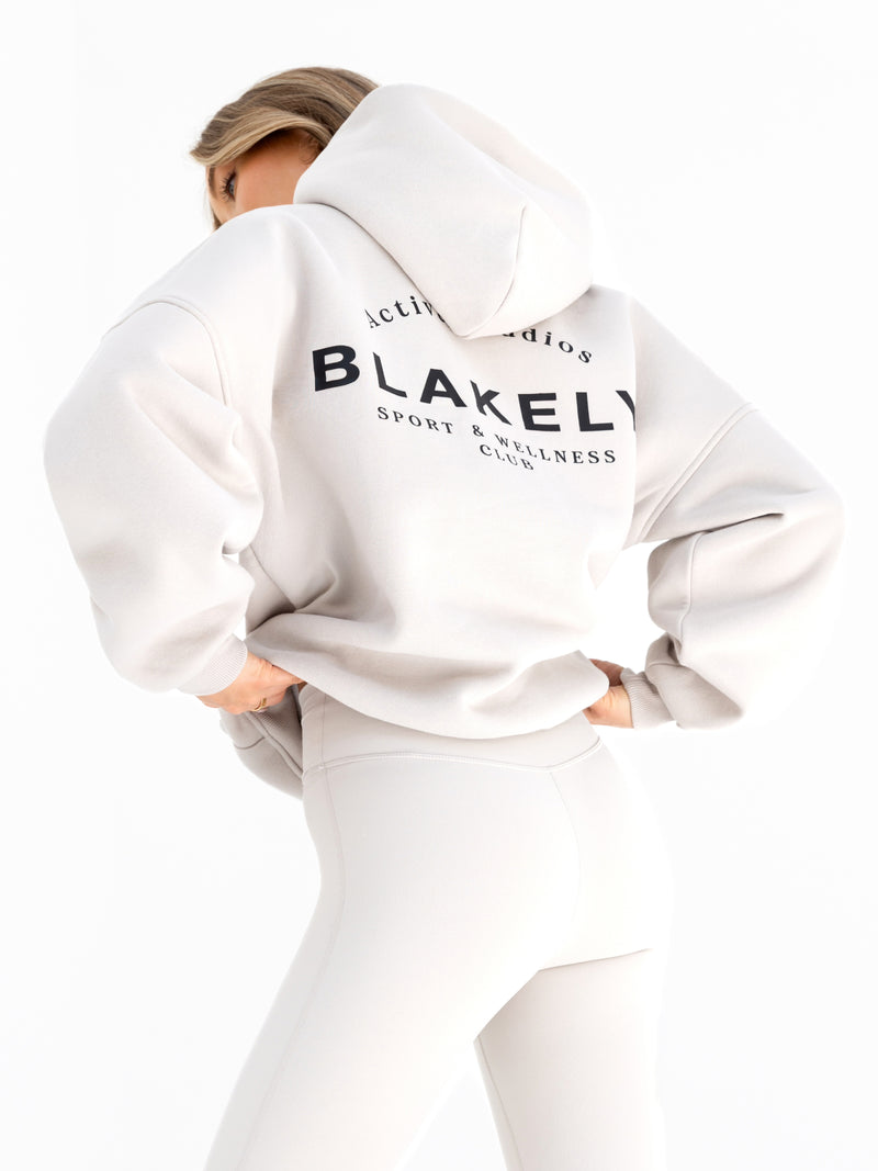 Active Studios Oversized Hoodie - Elfenbein