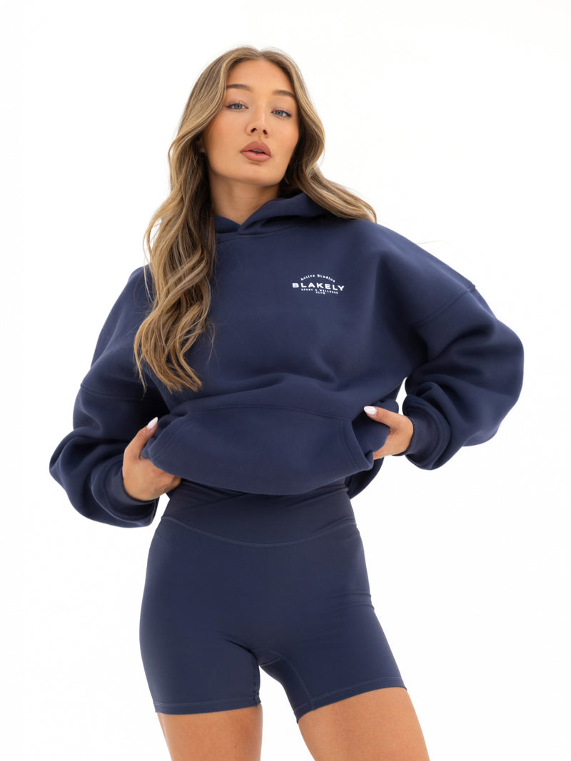 Active Studios Oversized Hoodie - Echtes Marineblau