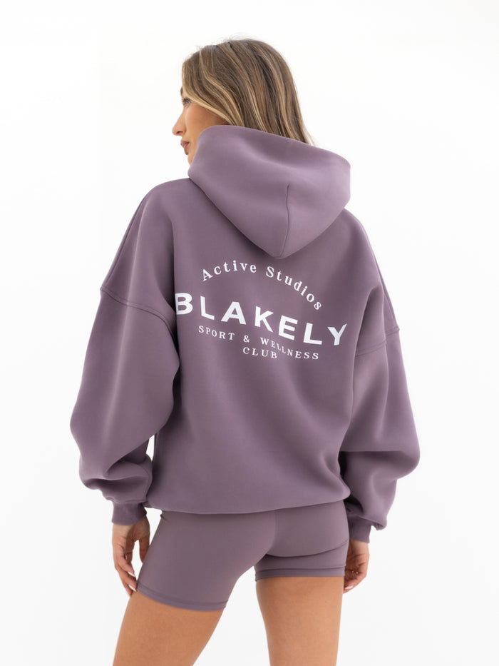 Active Studios Oversized Hoodie - Traube