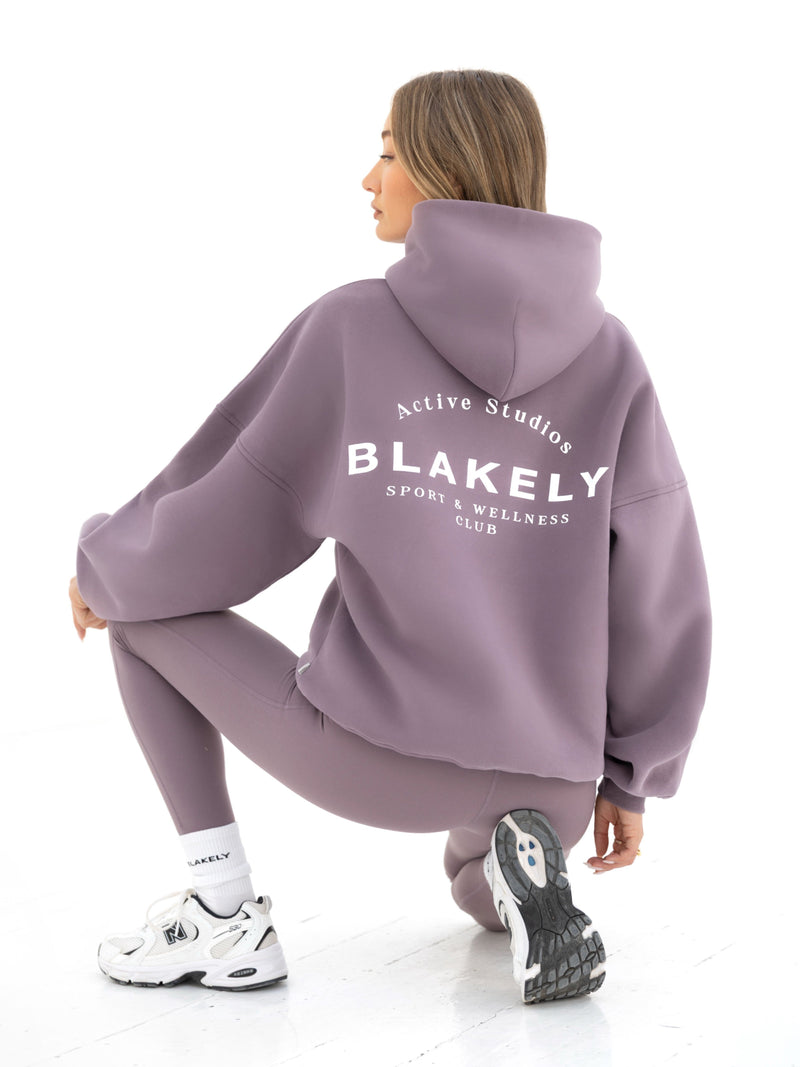Active Studios Oversized Hoodie - Traube