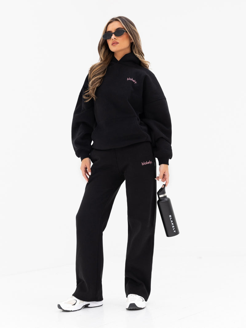 Lexi Oversized Hoodie - Schwarz