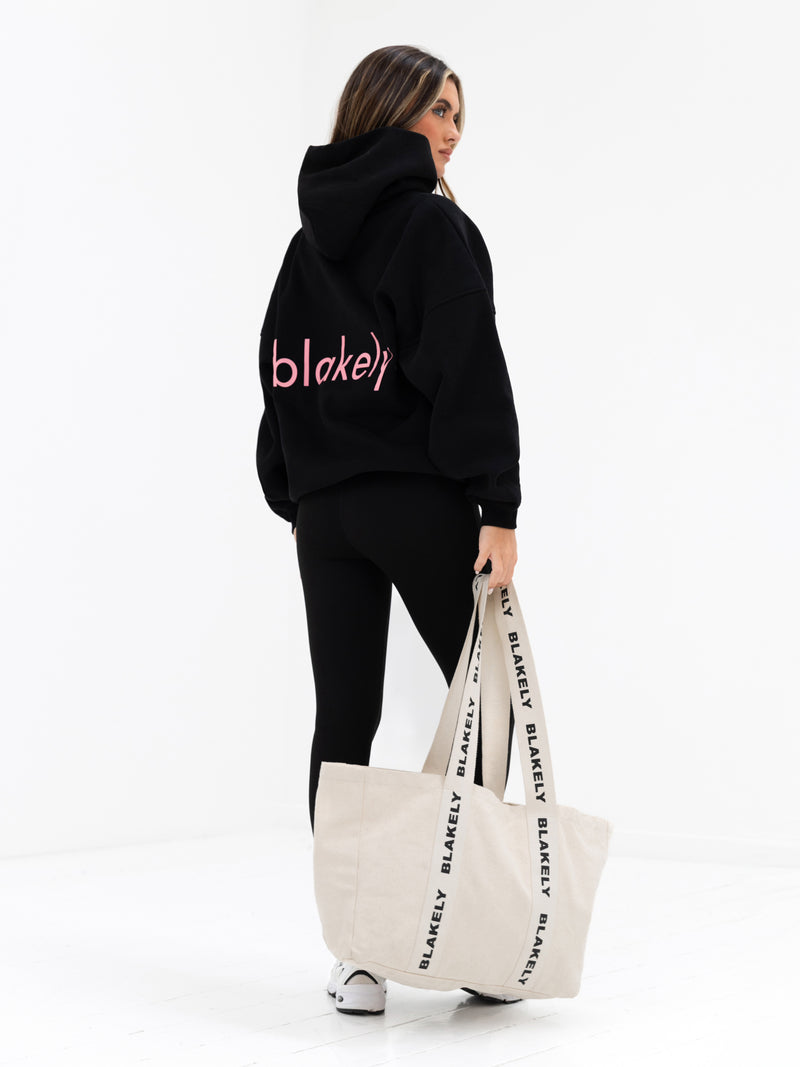 Lexi Oversized Hoodie - Schwarz
