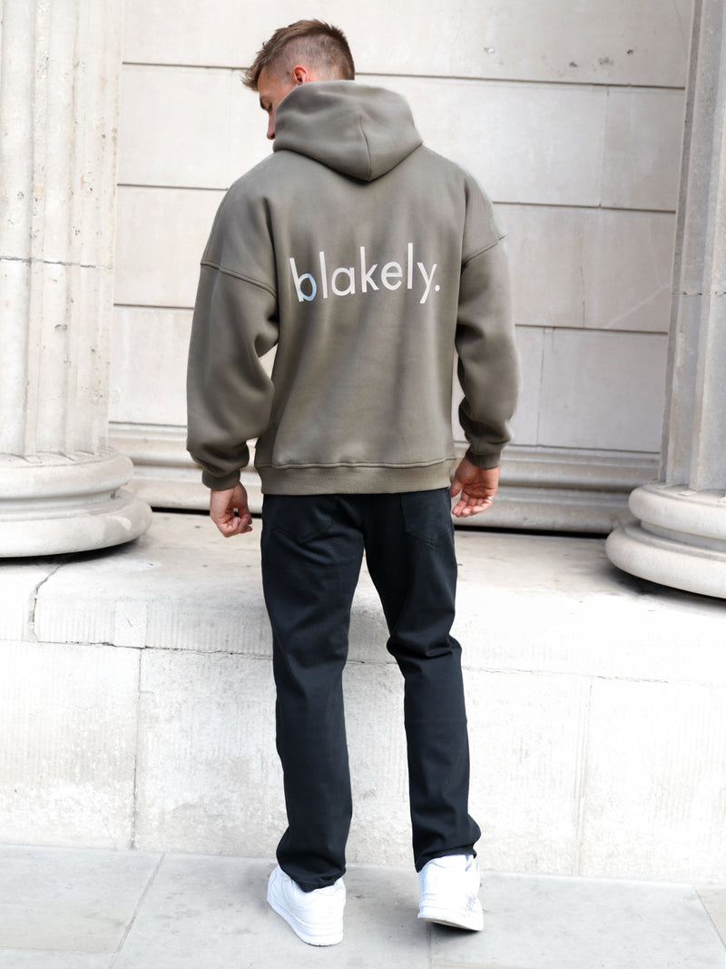 Leo Relaxed Hoodie - Safari Green