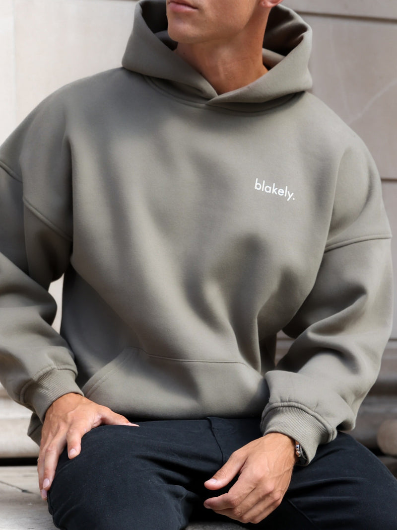 Leo Relaxed Hoodie - Safari Green