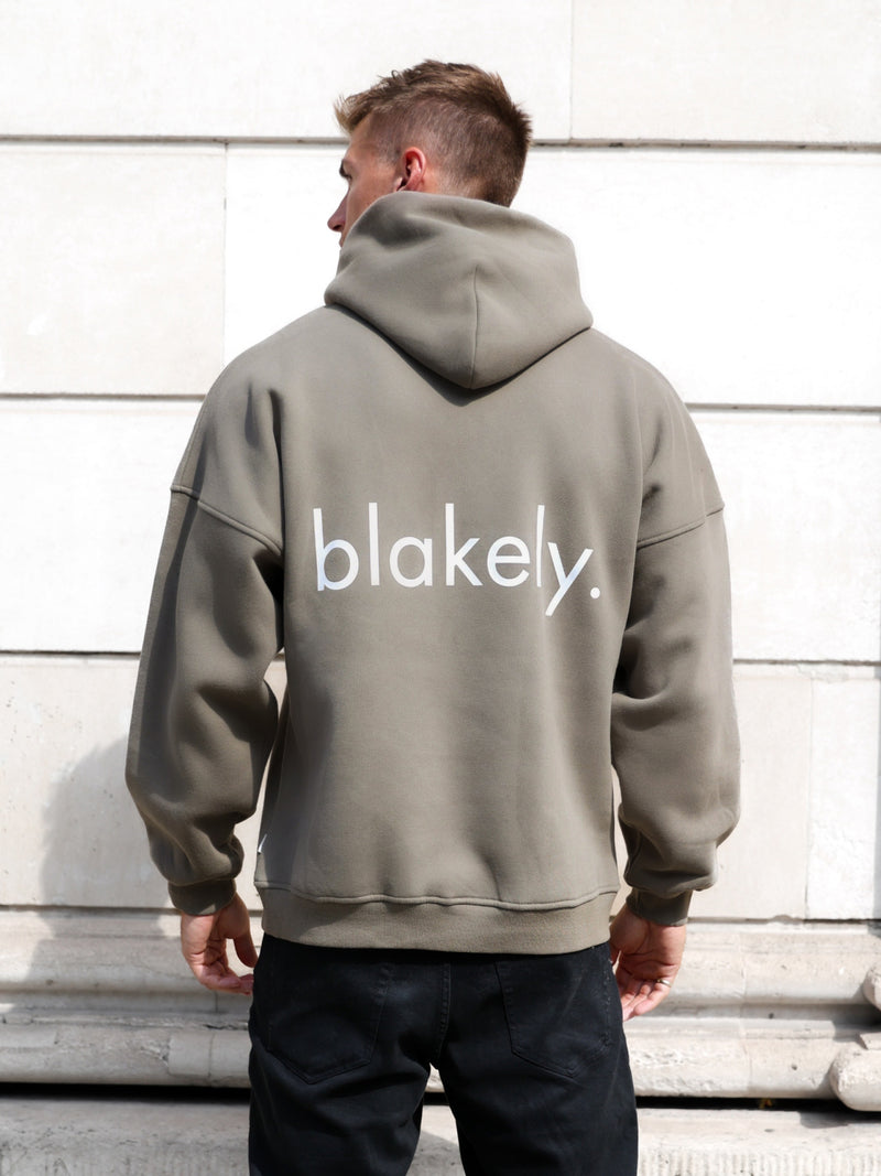 Leo Relaxed Hoodie - Safari Green