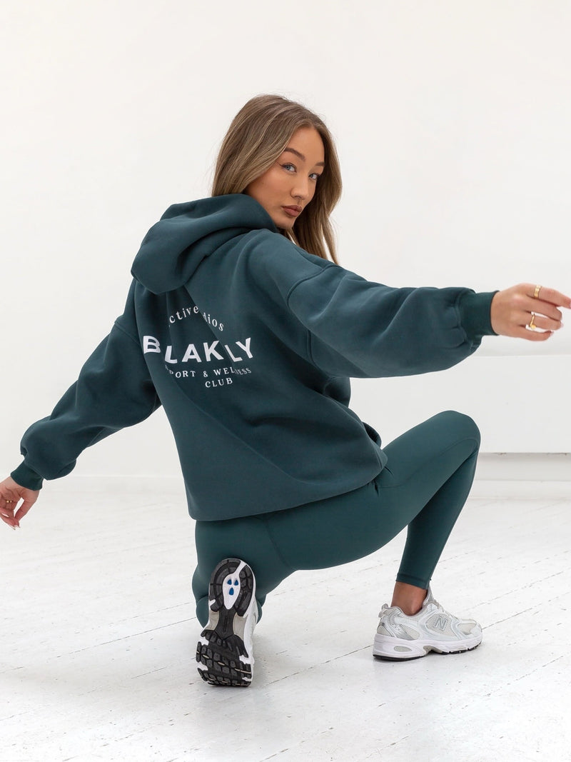 Active Studios Oversized Hoodie - Teal Green