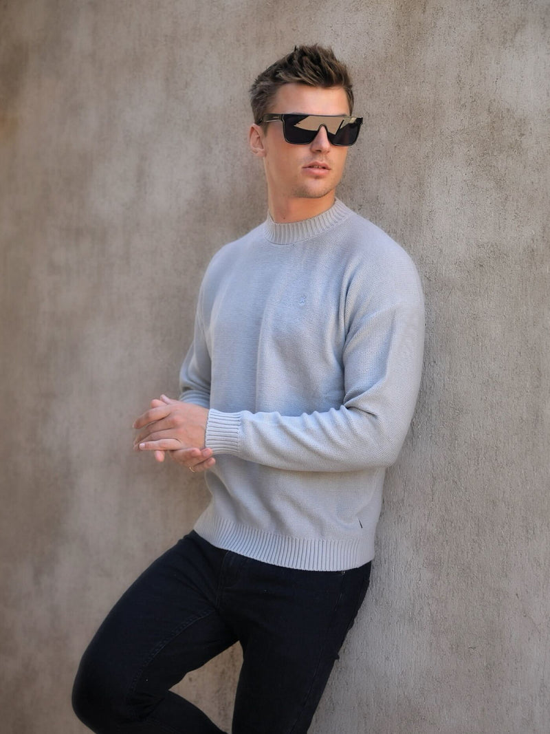 Huxley Knit Jumper - Pale Concrete