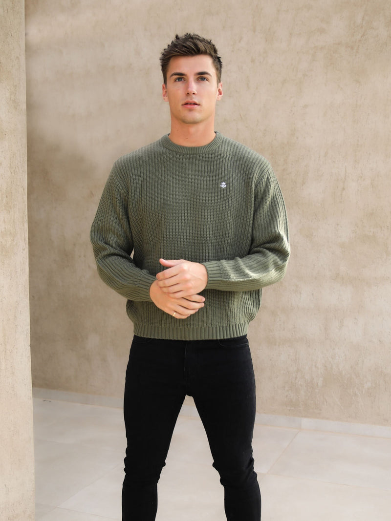 Stanton Knit Jumper - Green