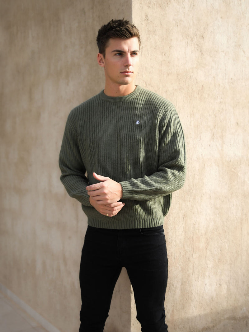 Stanton Knit Jumper - Green