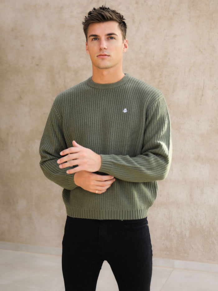 Stanton Knit Jumper - Green