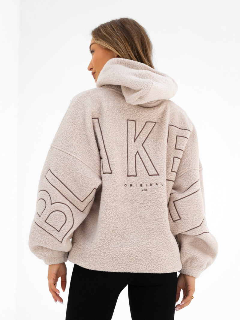 Borg Isabel Oversized Hoodie - Bräunen
