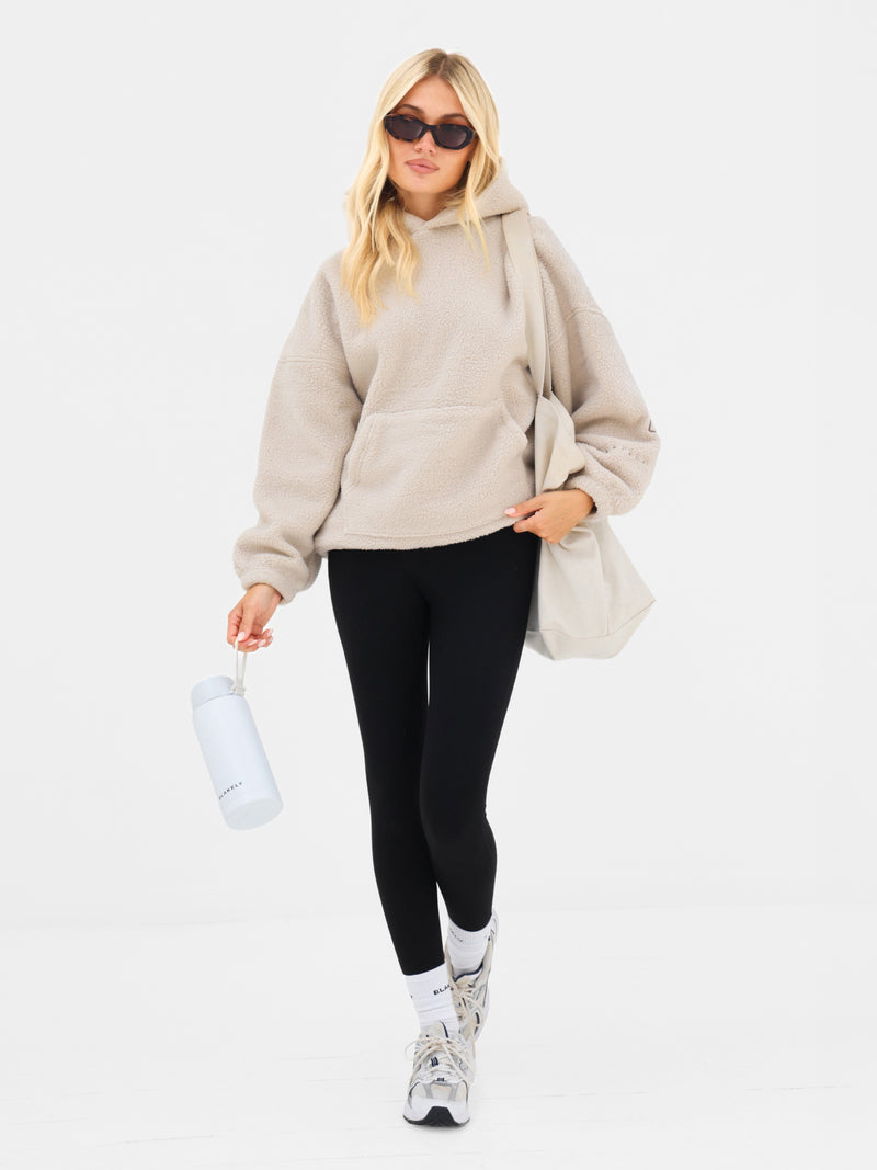 Borg Isabel Oversized Hoodie - Bräunen