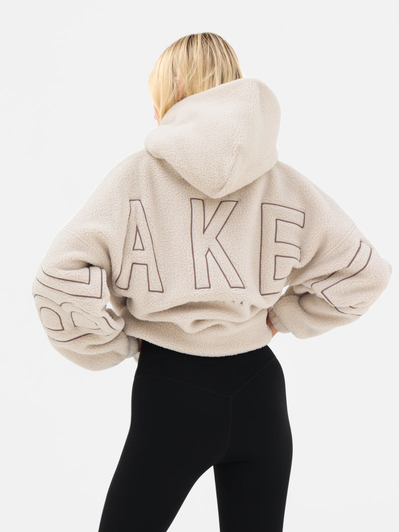 Borg Isabel Oversized Hoodie - Bräunen