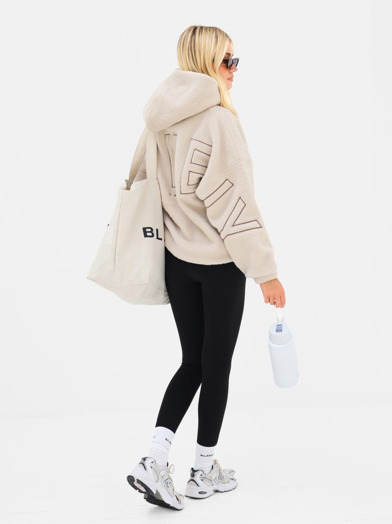 Borg Isabel Oversized Hoodie - Bräunen