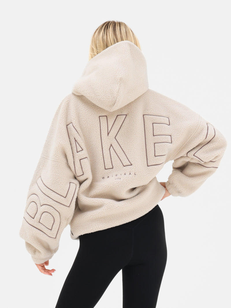 Borg Isabel Oversized Hoodie - Bräunen