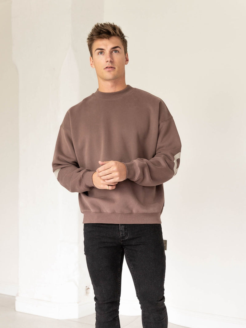 Idris Oversized Jumper - Brown